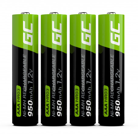 4x Akumulator AAA HR03 950mAh