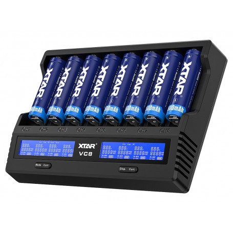 Xtar VC8 NiMh / Li-Ion 8-kanalni polnilnik