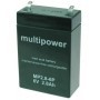 Multipower MP2,8-6P Pb 6V / 2,8Ah