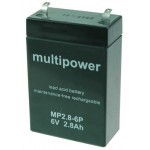 Multipower MP2,8-6P Pb 6V / 2,8Ah