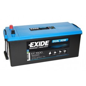 Exide EP1500 180Ah L+ 900A DUAL 513X223X223