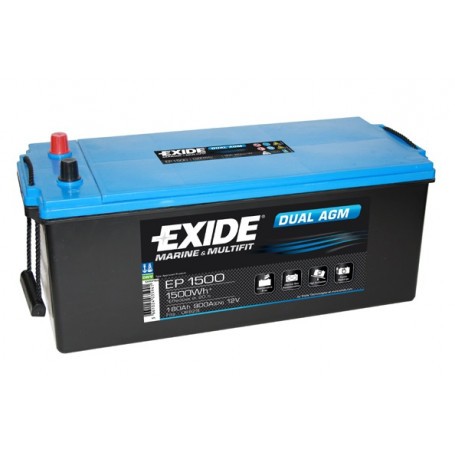 Exide EP1500 180Ah L+ 900A DUAL 513X223X223