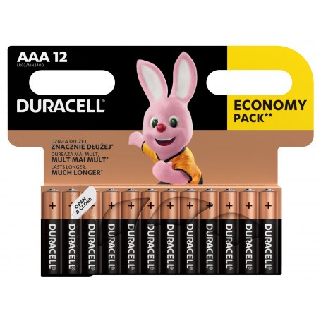 Duracell Basic MN2400 1.5V AAA LR03 12-blister