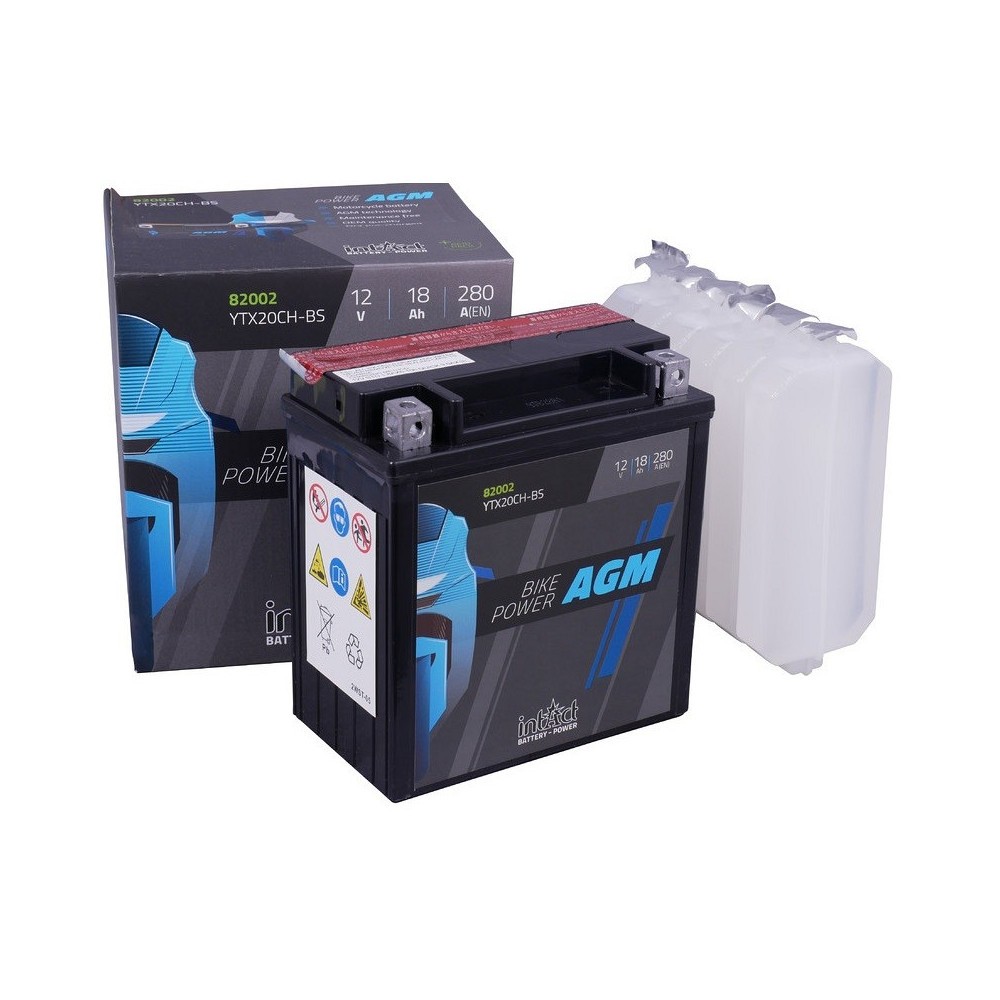Intact GEL12-20L-BS Gel Battery - YTX20L-BS Replacement - 12V 18Ah 300A