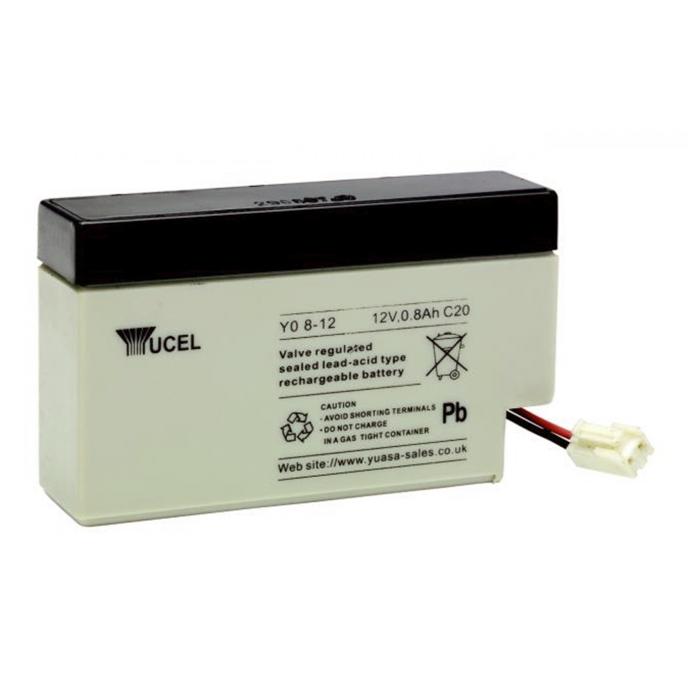 Yucel Yuasa NP0 8 12 12V 0 8Ah JST Konektor Ebatt Yucel Yuasa NP0 8 12 12V 0 8Ah JST Konektor Ebatt