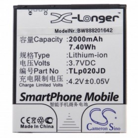 Baterija za TCL P520L, 2000 mAh