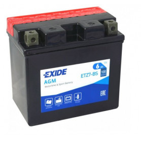 Exide ETZ7-BS D+ 6Ah 100A(EN) 113x70x105 - ETZ7-BS