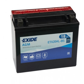 Akumulator Exide ETX20HL-BS D+ 18Ah 270A(EN), 175x87x155 - YTX20HL-BS