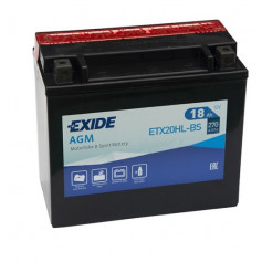 Akumulator Exide ETX20HL-BS D+ 18Ah 270A(EN), 175x87x155 - YTX20HL-BS