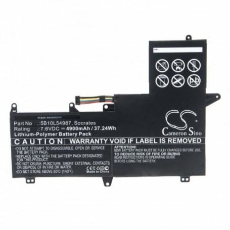 Baterija za Lenovo Xiaoxin Air 12 Wifi 5B10L54987, 4900 mAh