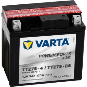 Varta TTZ7S-BS 12V 5Ah 120A