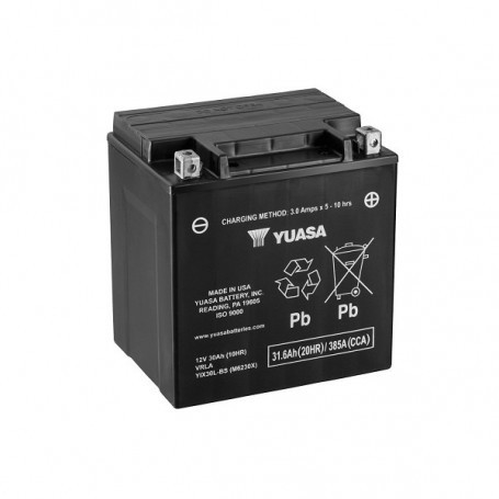 Yuasa YIX30L-BS 12V 30Ah 400A