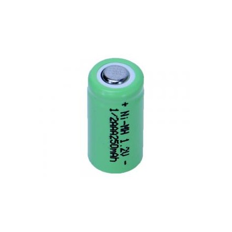 1/2AAA 1.2V NiMh 250 mAh