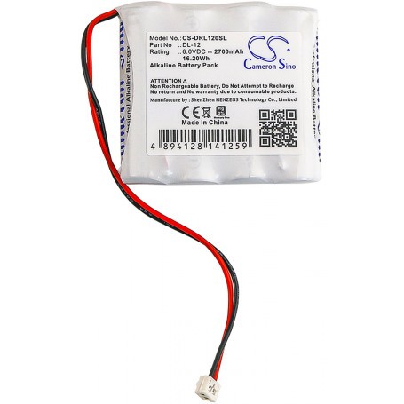 6V 2700 mAh AIMn baterijski sklop za NTERSTATE / NABC / SAFLOCK
