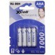 XCell AAA Micro Ni-MH 1,2V / 1000mAh