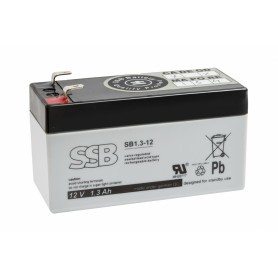 SSB 12V 1.3Ah AGM akumulator SB 1.3-12