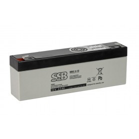 SSB 12V 2.3Ah AGM akumulator SB 2.3-12