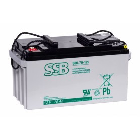12V 70Ah AGM akumulator SBL 70-12i