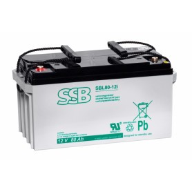 12V 80Ah AGM akumulator SBL 80-12i
