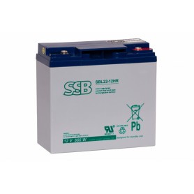 12V 22Ah AGM akumulator SBL 22-12HR