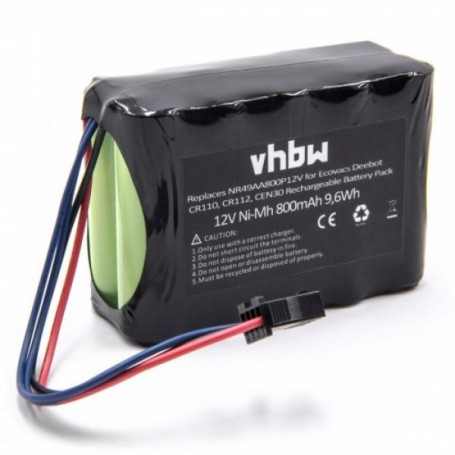 Baterija za Ecovacs Deebot CR110, CR112, CEN30, 800mAh