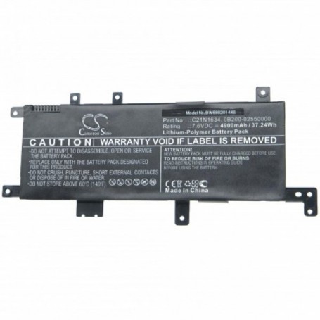 Baterija za ASUS A580B, C21N1634 4900mAh