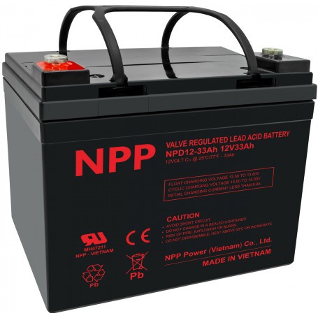 NPP NPD12-33 12V 33Ah Ciklični akumulator