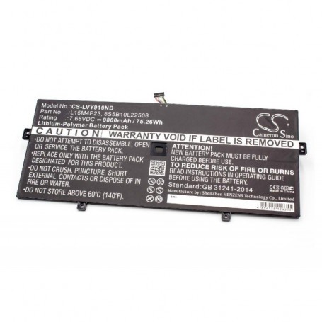 Baterija za Lenovo Yoga 910, 9800 mAh