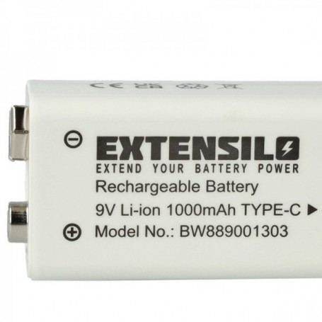 9V (7.4V) Li-Ion 650 mAh z USB priklopom