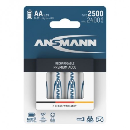 Ansmann  maxE AA LR06 NiMh 1.2V 2500 mAh