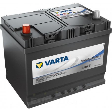 Varta 12V 75Ah L+ 600 A PROFESSIONAL DUAL PURPOSE