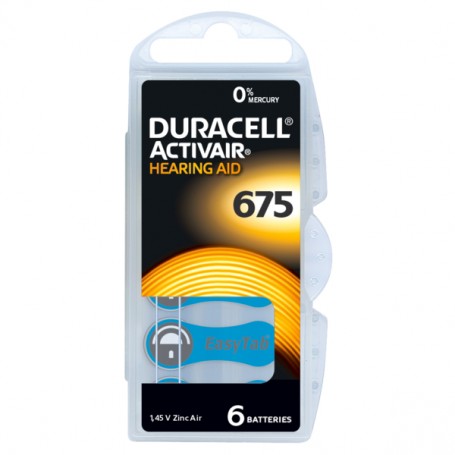 Duracell 675AC 1,4V / 630mAh baterije za slušni aparat