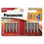Panasonic Pro power LR06 AA 4+4 GRATIS!
