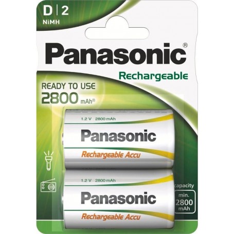 Panasonic D Mono 1.2V 2800 mAh polnilne baterije