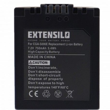 DMW-BMA7/CGA-S006 Baterija za kamero za Panasonic DMC FZ35, FZ7, FZ8, FZ18, FZ30, FZ50 7.4V 700mAh