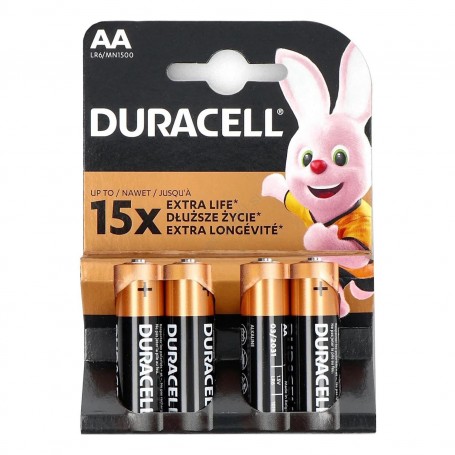 Duracell Basic MN1500 1.5V AA LR06 4-blister