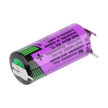 Tadiran 3,6V  SL 361/PT 2/3AA - 1/2 pin +/- -