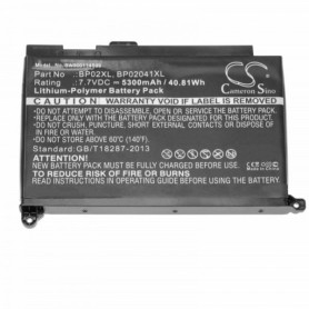 Baterija BP02XL do HP Pavilion 15-AU 15-AU051NW 15-AU071NW 15-AU102NW 15-AU107NW 15-AW 15-AW010NW