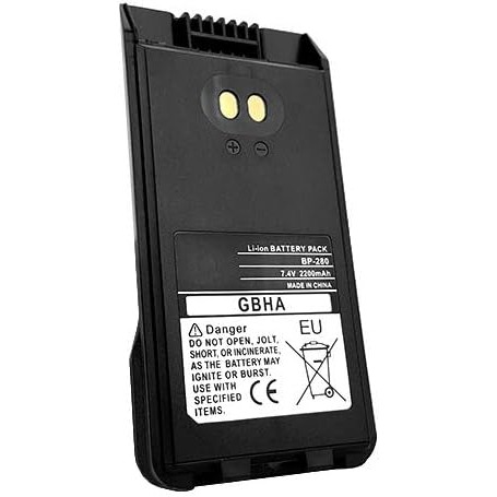 Baterija za Icom BP-280LI - 2250 mAh 7.4 V Li-Ion + Belt Clip