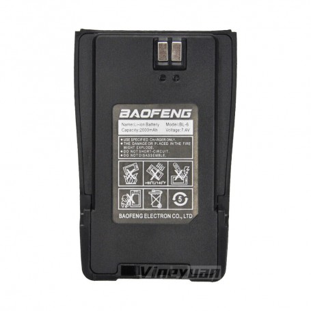 Baterija za Baofeng BL-6 - 2000 mAh 7.4 V Li-Ion
