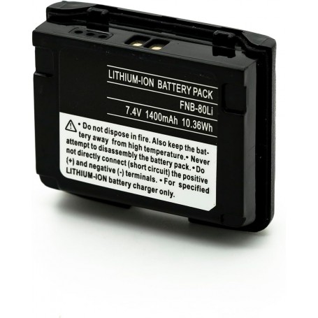 Baterija za Yaesu / Vertex FNB-58, FNB-80Li, FNB-58Li, FNB-80 - 1400 mAh 7.4 V Li-Ion