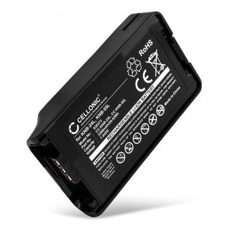 Baterija za Kenwood KNB-57L, KNB-78L, KNB-55L, KNB-56N, KNB-24L, KNB-35L - 3300 mAh 7.4 V Li-Ion