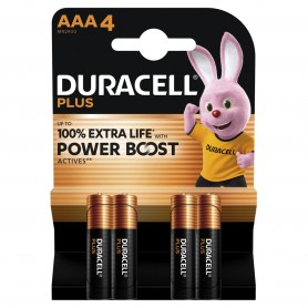 Duracell Plus Power Boost MN2400 LR03 AAA 1.5V 4 blister