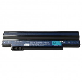 Baterija za Acer 3ICR19/65-0, 3ICR19/65-1, 3ICR19, 3ICR19/65 - 6600 mAh 10.8 V Li-Ion, black