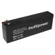 Multipower MP2,4-12C 12V 2.4Ah