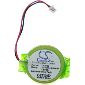 Nadomestna baterija za brezžično sledilno ploščico Panasonic CR2450, AFPX-BATT - 550 mAh 3 V Li-Ion