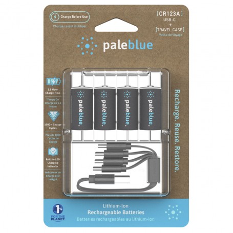 Polnilna baterija Paleblue  CR 123A 860mAh 3V Li-Ion