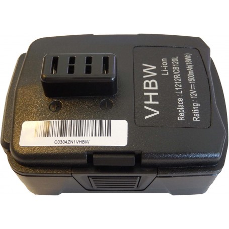 Baterija za Ryobi 130503001, BPL-1220, CB120L, 130503005 Electric Power Tool - 1500 mAh, 12 V, Li-Ion