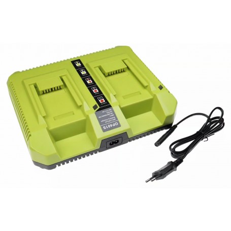 Dvojni polnilnik za  Ryobi RY40100- Li-Ion, 1.8A