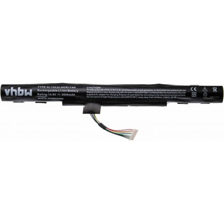 Baterija za Acer AL15A32 (4ICR17/65), AL15A32, KT.00403.025 - 2600 mAh 14.8V Li-Ion